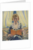 Illustration of Woman Reading Book by Coles Phillips
