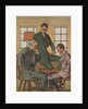 Illustration of Men Playing Chess by Herbert Paus