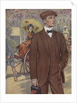 Royal Tailors Illustration of Man Vacationing in Japan by Anonymous