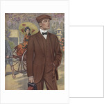Royal Tailors Illustration of Man Vacationing in Japan by Anonymous