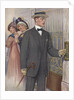 Royal Tailors Illustration of Man in Hotel Foyer by Anonymous