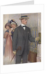 Royal Tailors Illustration of Man in Hotel Foyer by Anonymous