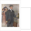 Royal Tailors Illustration of Man in Hotel Foyer by Anonymous