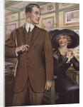 Royal Tailors Illustration of Man Trying on New Suit by Anonymous