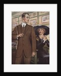 Royal Tailors Illustration of Man Trying on New Suit by Anonymous