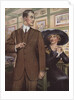 Royal Tailors Illustration of Man Trying on New Suit by Anonymous