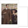 Royal Tailors Illustration of Man Trying on New Suit by Anonymous