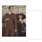 Royal Tailors Illustration of Man Trying on New Suit by Anonymous