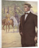 Royal Tailors Illustration of Man Walking in Park by Anonymous