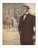 Royal Tailors Illustration of Man Walking in Park by Anonymous