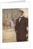 Royal Tailors Illustration of Man Walking in Park by Anonymous