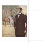 Royal Tailors Illustration of Man Walking in Park by Anonymous