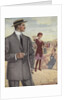 Royal Tailors Illustration of Man Wearing Suit at Beach by Anonymous