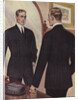Royal Tailors Illustration of Man Looking in Mirror by Anonymous