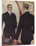 Royal Tailors Illustration of Man Looking in Mirror by Anonymous