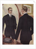 Royal Tailors Illustration of Man Looking in Mirror by Anonymous