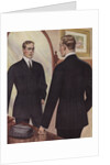 Royal Tailors Illustration of Man Looking in Mirror by Anonymous