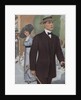 Royal Tailors Illustration of Man Walking on City Street by Anonymous