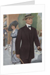 Royal Tailors Illustration of Man Walking on City Street by Anonymous