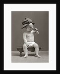 1940s Baby Sherlock Holmes In Diaper by Anonymous