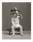 1940s Baby Sherlock Holmes In Diaper by Anonymous