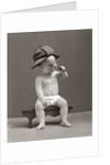 1940s Baby Sherlock Holmes In Diaper by Anonymous