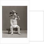 1940s Baby Sherlock Holmes In Diaper by Anonymous