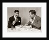 1930s Two Men Dining Eating Soup by Anonymous
