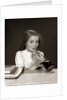 1950s 1960s School Girl Using Straw Drinking Carbonated Beverage From Bottle by Anonymous