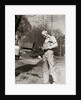 1930s Elderly Farmer Checking Mail Mailbox Retro by Anonymous