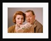 1960s Surprised Happy Couple Man Woman With Grocery Bag Filled With Money by Anonymous