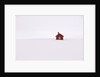 Red Wooden House Surrounded by Snow by Anonymous