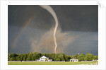 Tornado near House in Kansas by Anonymous