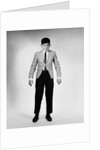 1950s 1960s Overgrown Boy In Tight Suit by Anonymous
