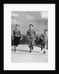 1930s Three Boys Running School Books by Anonymous