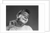 1950s Young Man Shaving With Safety Razor by Anonymous