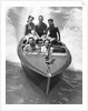 1930s Couples Five Men And Women Riding In Runabout Power Boat by Anonymous