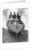 1930s Couples Five Men And Women Riding In Runabout Power Boat by Anonymous
