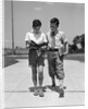 1930s Two Boys Walking School Reading Books by Anonymous