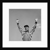 1950s Football Referee Making Touchdown Signal by Anonymous