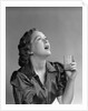1940s 1950s Woman Gargling by Anonymous