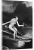 1950s Woman In A Bathing Suit Water Skiing Spray Towline Speed Exhilaration by Anonymous