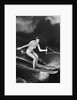 1950s Woman In A Bathing Suit Water Skiing Spray Towline Speed Exhilaration by Anonymous