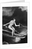 1950s Woman In A Bathing Suit Water Skiing Spray Towline Speed Exhilaration by Anonymous