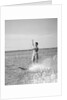 1960s Woman Water Skiing Waving With One Hand by Anonymous