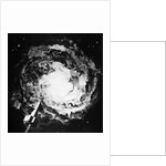 1950s 1960s Recreation Of Space Rocket Soaring Through Galaxy by Anonymous