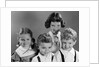 1950s Portrait Of Four Children Two Boys And Two Girls by Anonymous