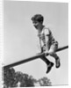 1930s 1940s Excited Boy On Seesaw Playing by Anonymous