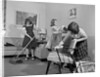 1950s Three Pre-Teen Young Girls Cleaning Living Room Dusting Vacuuming by Anonymous