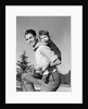 1940s Father Carrying Son Piggyback On Back by Anonymous